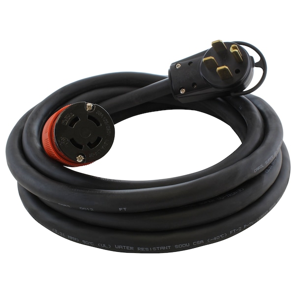 Ac Works Adapter Cord, SOOW, L14-30R, 14-50P, 10 ft., Black S1450L1430-010 - main